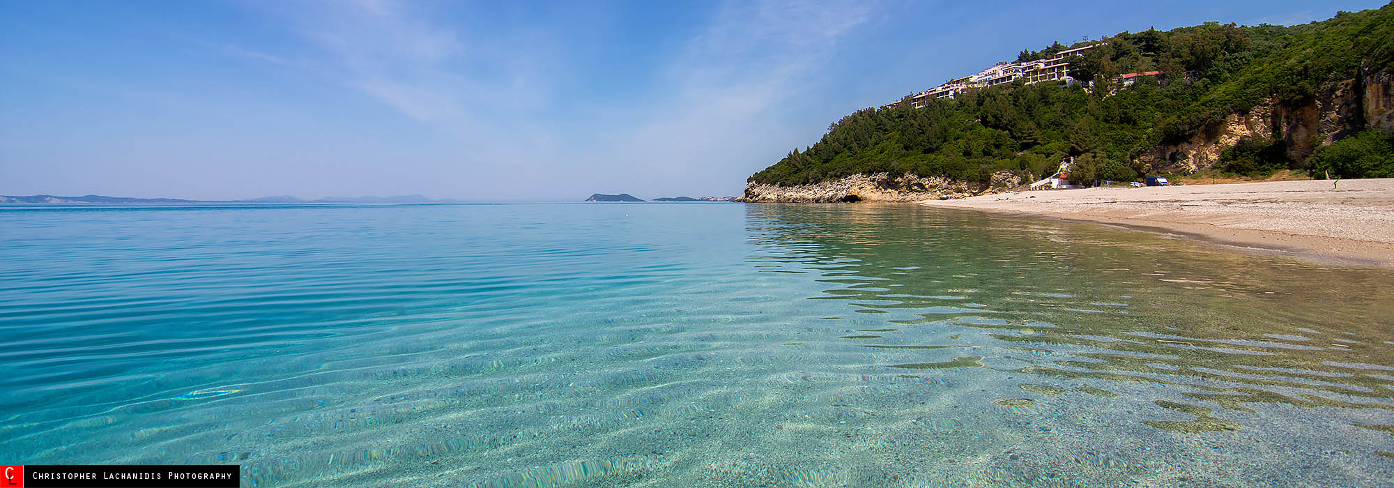 Karavostasi beach crystal clear water